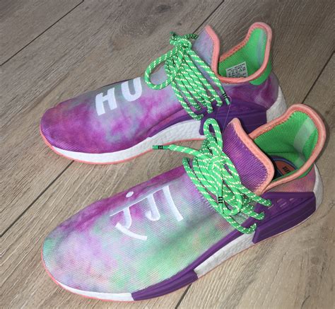 adidas human race fake tie dye|Pharrell adidas NMD Hu Tie.